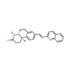 CN1C(=O)CC[C@]2(C)c3ccc(/C=C/c4ccc5ccccc5n4)cc3CC[C@@H]12 ZINC000027315232