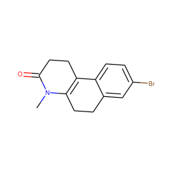 CN1C(=O)CCC2=C1CCc1cc(Br)ccc12 ZINC000000008286