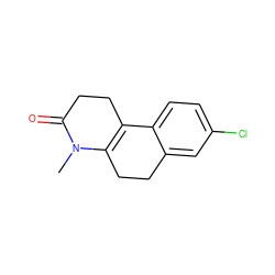 CN1C(=O)CCC2=C1CCc1cc(Cl)ccc12 ZINC000013761807