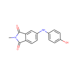 CN1C(=O)c2ccc(Nc3ccc(O)cc3)cc2C1=O ZINC000045366672