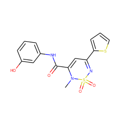 CN1C(C(=O)Nc2cccc(O)c2)=CC(c2cccs2)=NS1(=O)=O ZINC000006800380