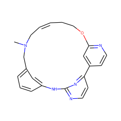 CN1C/C=C/CCOc2cc(ccn2)-c2ccnc(n2)Nc2cccc(c2)C1 ZINC000084705666