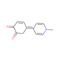 CN1C=CC(=C2C=CC(=O)C(=O)C2)C=C1 ZINC000377472655