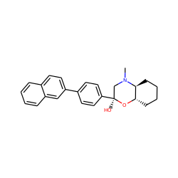 CN1C[C@](O)(c2ccc(-c3ccc4ccccc4c3)cc2)O[C@H]2CCCC[C@@H]21 ZINC000064513505