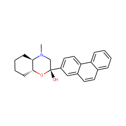 CN1C[C@](O)(c2ccc3c(ccc4ccccc43)c2)O[C@@H]2CCCC[C@H]21 ZINC000473118781