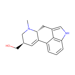 CN1C[C@H](CO)C=C2c3cccc4[nH]cc(c34)C[C@H]21 ZINC000003983953