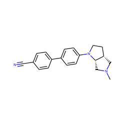 CN1C[C@H]2CCN(c3ccc(-c4ccc(C#N)cc4)cc3)[C@H]2C1 ZINC000062178463