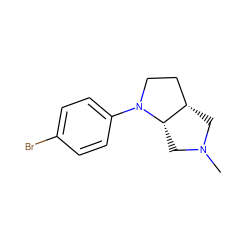 CN1C[C@H]2CCN(c3ccc(Br)cc3)[C@H]2C1 ZINC000062178493