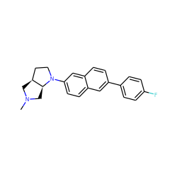 CN1C[C@H]2CCN(c3ccc4cc(-c5ccc(F)cc5)ccc4c3)[C@H]2C1 ZINC000062178467