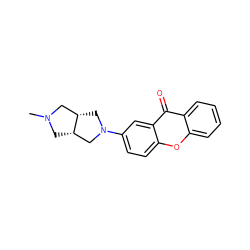 CN1C[C@H]2CN(c3ccc4oc5ccccc5c(=O)c4c3)C[C@H]2C1 ZINC000043132686