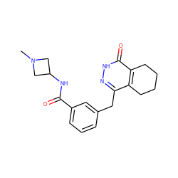 CN1CC(NC(=O)c2cccc(Cc3n[nH]c(=O)c4c3CCCC4)c2)C1 ZINC000169180218