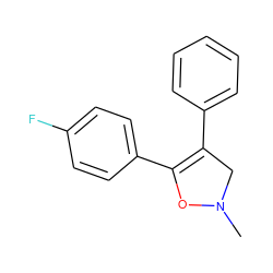 CN1CC(c2ccccc2)=C(c2ccc(F)cc2)O1 ZINC000013863840