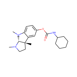 CN1CC[C@@]2(C)c3cc(OC(=O)NC4CCCCC4)ccc3N(C)[C@@H]12 ZINC000053246896