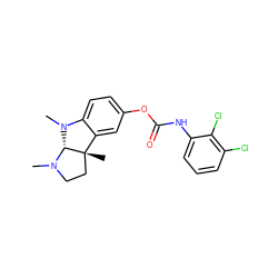 CN1CC[C@@]2(C)c3cc(OC(=O)Nc4cccc(Cl)c4Cl)ccc3N(C)[C@@H]12 ZINC000084466179