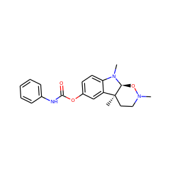 CN1CC[C@@]2(C)c3cc(OC(=O)Nc4ccccc4)ccc3N(C)[C@H]2O1 ZINC000013475495