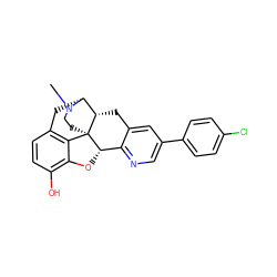 CN1CC[C@@]23c4c5ccc(O)c4O[C@H]2c2ncc(-c4ccc(Cl)cc4)cc2C[C@H]3[C@H]1C5 ZINC000169356760