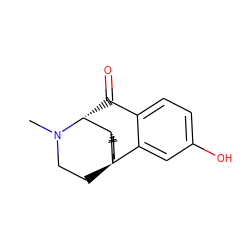 CN1CC[C@]23CCCC[C@H]2[C@H]1C(=O)c1ccc(O)cc13 ZINC000013532253