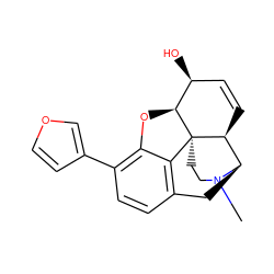 CN1CC[C@]23c4c5ccc(-c6ccoc6)c4O[C@H]2[C@@H](O)C=C[C@H]3[C@H]1C5 ZINC000026574421