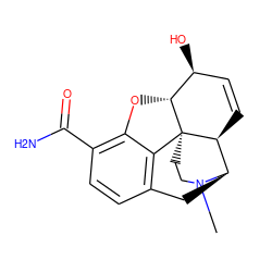 CN1CC[C@]23c4c5ccc(C(N)=O)c4O[C@@H]2[C@@H](O)C=C[C@H]3[C@H]1C5 ZINC000029411256
