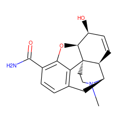 CN1CC[C@]23c4c5ccc(C(N)=O)c4O[C@H]2[C@@H](O)C=C[C@H]3[C@H]1C5 ZINC000029411258