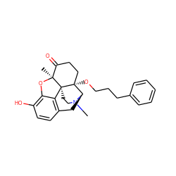 CN1CC[C@]23c4c5ccc(O)c4O[C@@]2(C)C(=O)CC[C@@]3(OCCCc2ccccc2)[C@H]1C5 ZINC000003817803