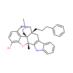 CN1CC[C@]23c4c5ccc(O)c4O[C@@]2(C)c2[nH]c4ccccc4c2C[C@@]3(CCCc2ccccc2)[C@H]1C5 ZINC000034950698