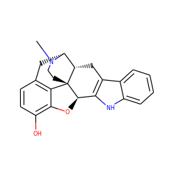 CN1CC[C@]23c4c5ccc(O)c4O[C@@H]2c2[nH]c4ccccc4c2C[C@H]3[C@H]1C5 ZINC000028523974