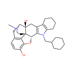 CN1CC[C@]23c4c5ccc(O)c4O[C@H]2c2c(c4c(n2CC2CCCCC2)CCCC4)C[C@@]3(O)[C@H]1C5 ZINC000013586589