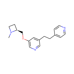 CN1CC[C@H]1COc1cncc(CCc2ccncc2)c1 ZINC000063539485