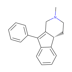 CN1CC[C@H]2C(=C(c3ccccc3)c3ccccc32)C1 ZINC000005966641