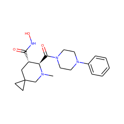 CN1CC2(CC2)C[C@H](C(=O)NO)[C@H]1C(=O)N1CCN(c2ccccc2)CC1 ZINC000034801908