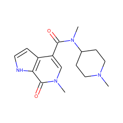 CN1CCC(N(C)C(=O)c2cn(C)c(=O)c3[nH]ccc23)CC1 ZINC001772584606