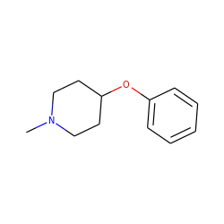 CN1CCC(Oc2ccccc2)CC1 ZINC000060313257