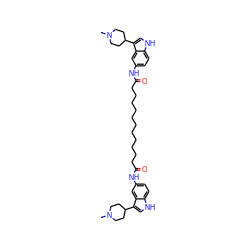 CN1CCC(c2c[nH]c3ccc(NC(=O)CCCCCCCCCCCC(=O)Nc4ccc5[nH]cc(C6CCN(C)CC6)c5c4)cc23)CC1 ZINC000049776277