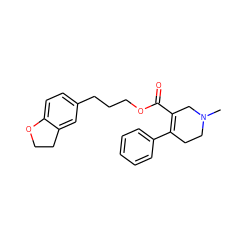 CN1CCC(c2ccccc2)=C(C(=O)OCCCc2ccc3c(c2)CCO3)C1 ZINC000095594258