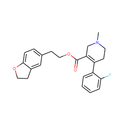 CN1CCC(c2ccccc2F)=C(C(=O)OCCc2ccc3c(c2)CCO3)C1 ZINC000095593956