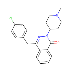 CN1CCC(n2nc(Cc3ccc(Cl)cc3)c3ccccc3c2=O)CC1 ZINC000071329076