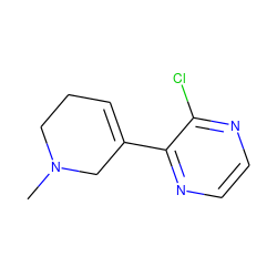 CN1CCC=C(c2nccnc2Cl)C1 ZINC000013728566