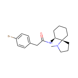 CN1CCC[C@@]12CCCC[C@@H]2NC(=O)Cc1ccc(Br)cc1 ZINC000028252377