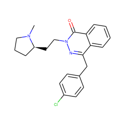 CN1CCC[C@@H]1CCn1nc(Cc2ccc(Cl)cc2)c2ccccc2c1=O ZINC000015657728