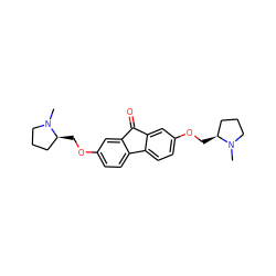 CN1CCC[C@@H]1COc1ccc2c(c1)C(=O)c1cc(OC[C@H]3CCCN3C)ccc1-2 ZINC000073404855