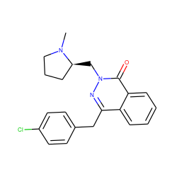 CN1CCC[C@@H]1Cn1nc(Cc2ccc(Cl)cc2)c2ccccc2c1=O ZINC000071318052