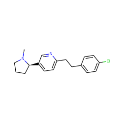 CN1CCC[C@@H]1c1ccc(CCc2ccc(Cl)cc2)nc1 ZINC000028470963