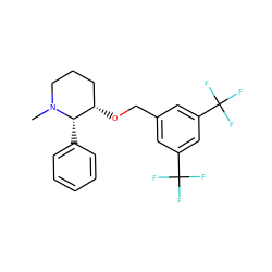 CN1CCC[C@H](OCc2cc(C(F)(F)F)cc(C(F)(F)F)c2)[C@@H]1c1ccccc1 ZINC000028765214