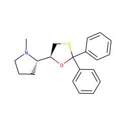 CN1CCC[C@H]1[C@H]1CSC(c2ccccc2)(c2ccccc2)O1 ZINC000035274165