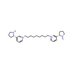 CN1CCC[C@H]1c1ccc[n+](CCCCCCCCC[n+]2cccc([C@@H]3CCCN3C)c2)c1 ZINC000013859942