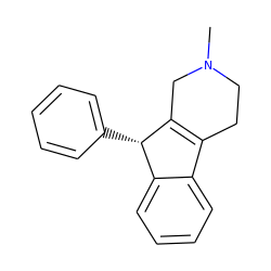 CN1CCC2=C(C1)[C@@H](c1ccccc1)c1ccccc12 ZINC000000968338