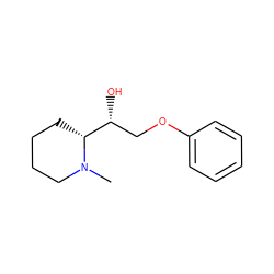 CN1CCCC[C@@H]1[C@H](O)COc1ccccc1 ZINC000026253165