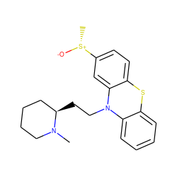 CN1CCCC[C@H]1CCN1c2ccccc2Sc2ccc([S@@+](C)[O-])cc21 ZINC000000896650