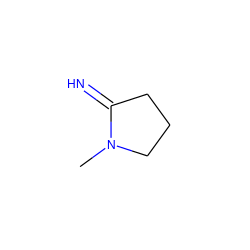 CN1CCCC1=N ZINC000020443797